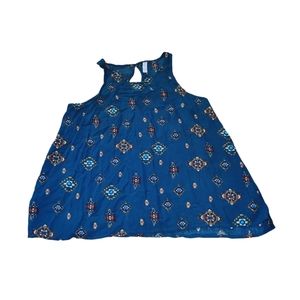 Xhilaration Aztec Patterned Tank Top Size Large